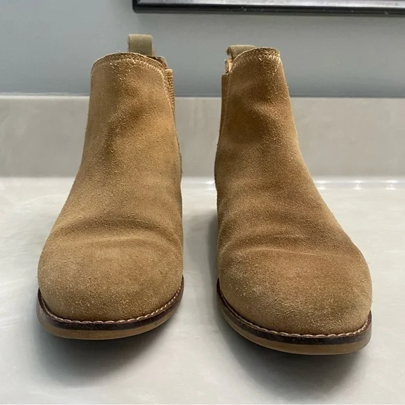 Tan Suede Chelsea Ankle Boots | TOMS 6.5 - Picture 4 of 11